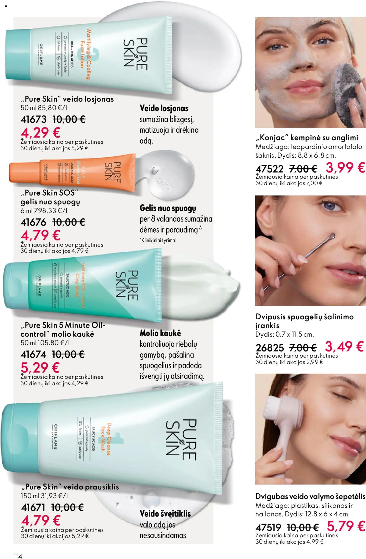 Oriflame akcijos nuo 19.11.2025 | Puslapis: 114 | Prekių: Šepetėlis, Kaukė, Šveitiklis, Prausiklis