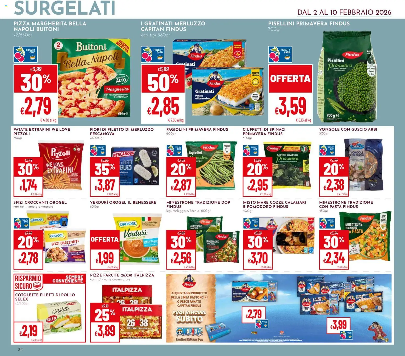 Volantino Pan del 02.02.2026 | Pagina: 24 | Prodotti: Legumi, Pizza, Pomodoro, Aperitivo