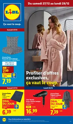 LIDL - Prévisualisation de LIDL catalogue les bonnes affaires de la semaine valide à partir de 27.12.2025