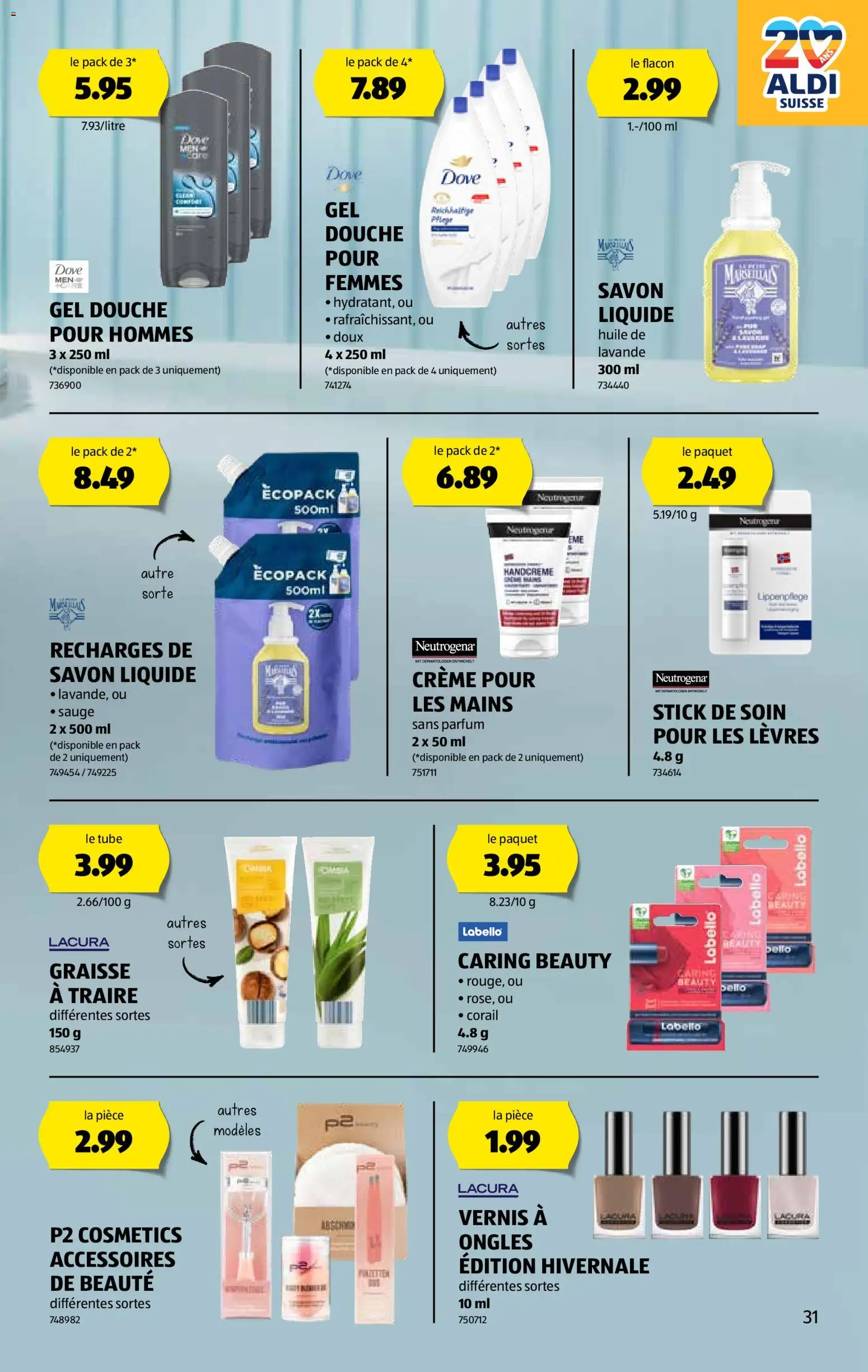 Aldi Aktionen FR – gültig ab 06.11.2025 | Seite: 32 | Produkte: Parfüm, Handcreme, Creme