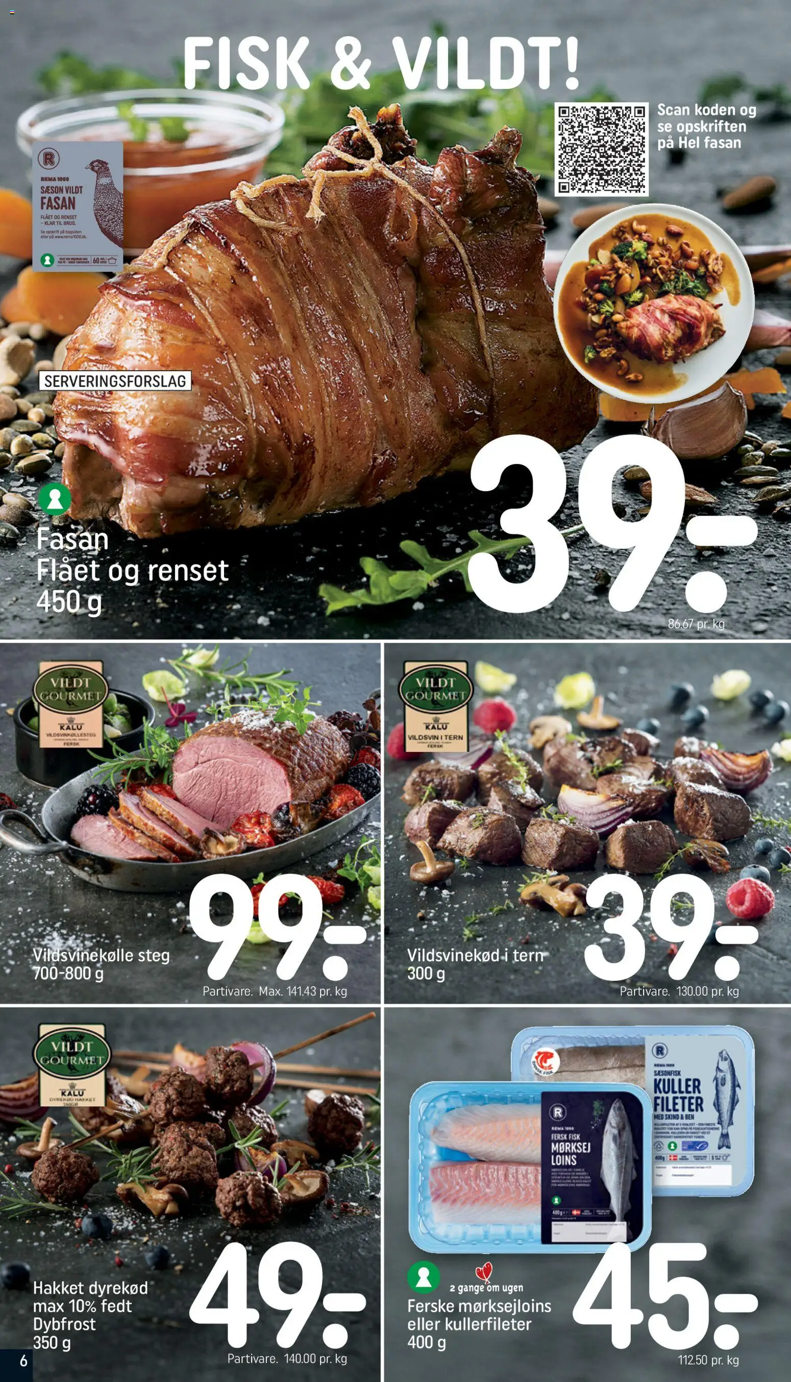 Rema 1000 tilbudsavis – gyldig fra 26.10.2025 | Side: 6 | Produkter: Fisk