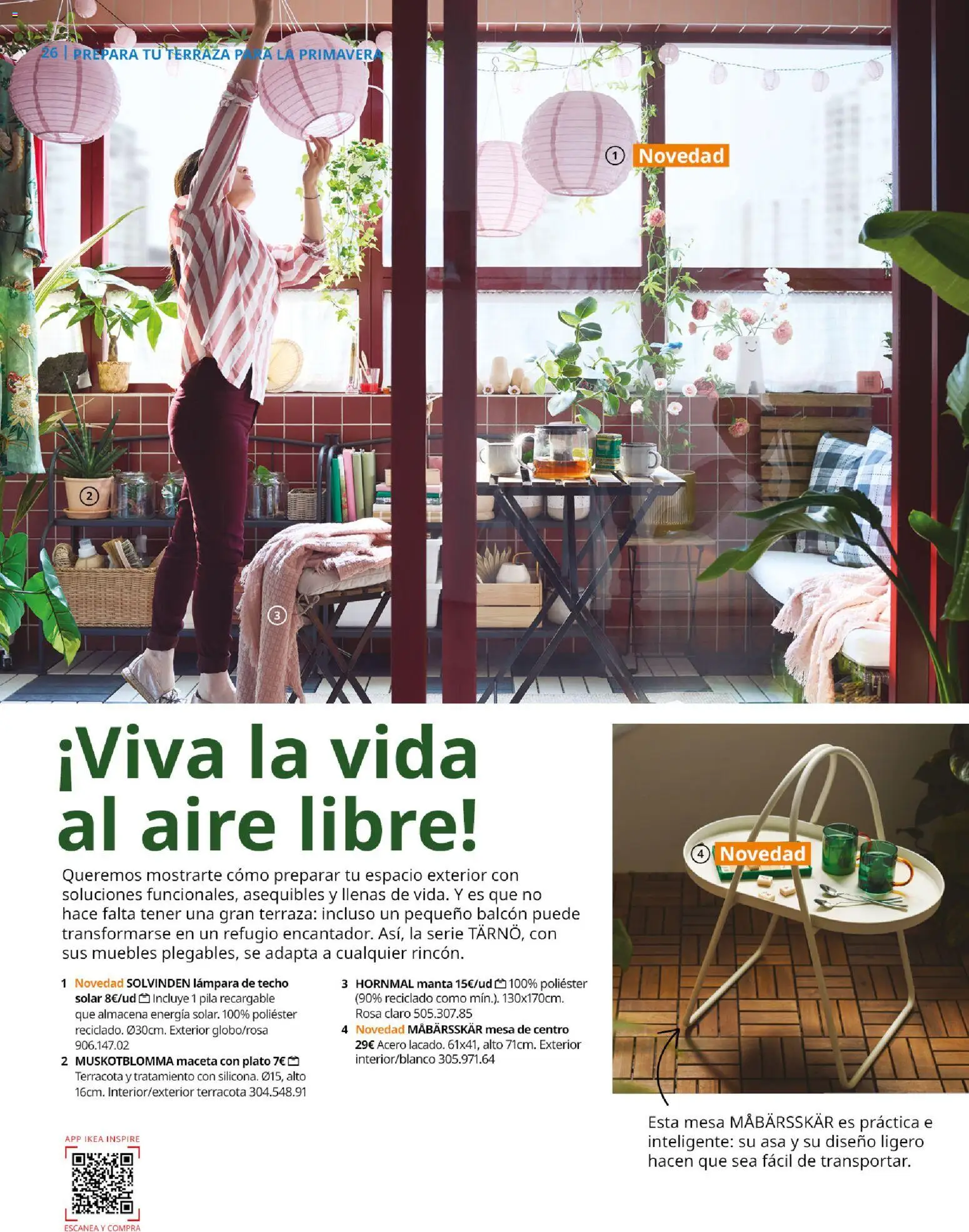 Catálogo IKEA Family Mallorca │ válido desde el 01.01.2026 | Página: 26 | Productos: Lámpara de techo, Muebles, Manta, Lámpara