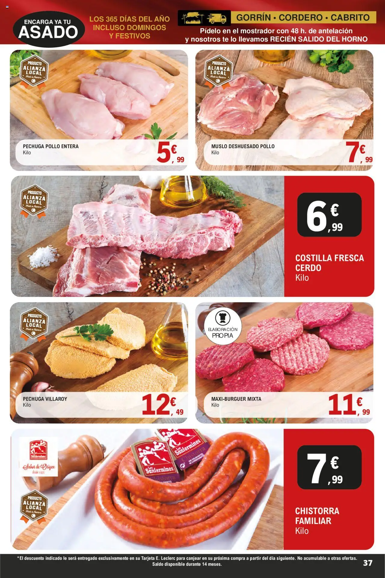 E.Leclerc - Descubre la Calidad y Frescura  │ válido desde el 18.06.2025 | Página: 37 | Productos: Cerdo, Té, Horno