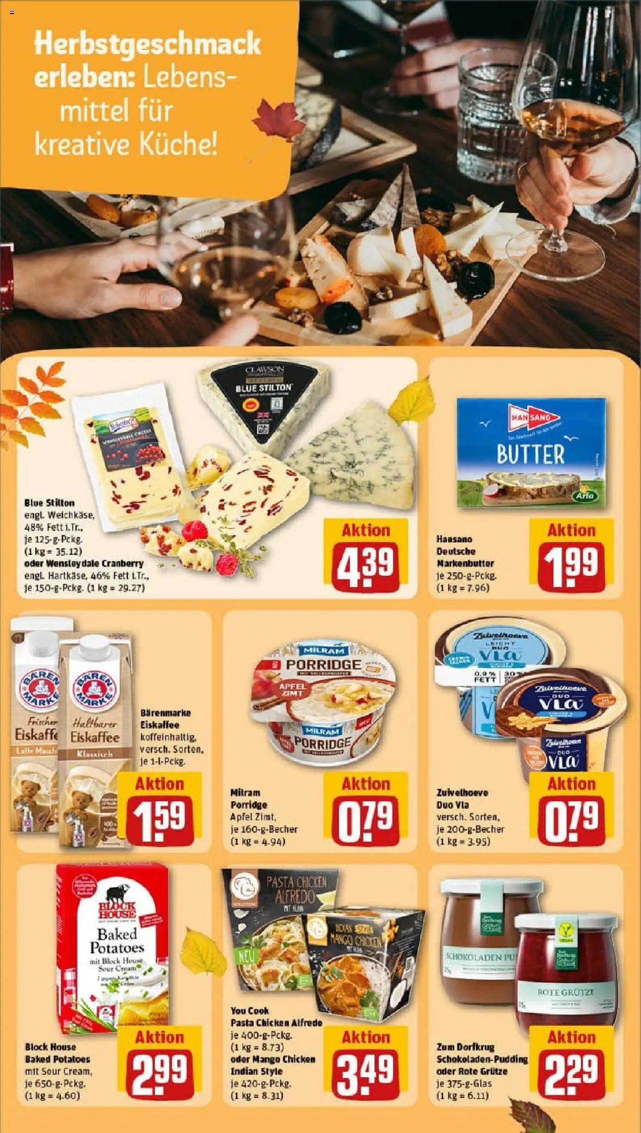 Rewe prospekt Schleswig	 – gültig ab 13.10.2025 | Seite: 18 | Produkte: Butter, Küche, Äpfel, Milram