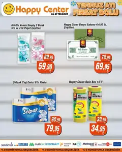 Happy Center Katalog - 09.07.2025 tarihinden itibaren geçerlidir | Sayfa: 19 | Ürünler: Banyo, Yağ, Kağıt havlu