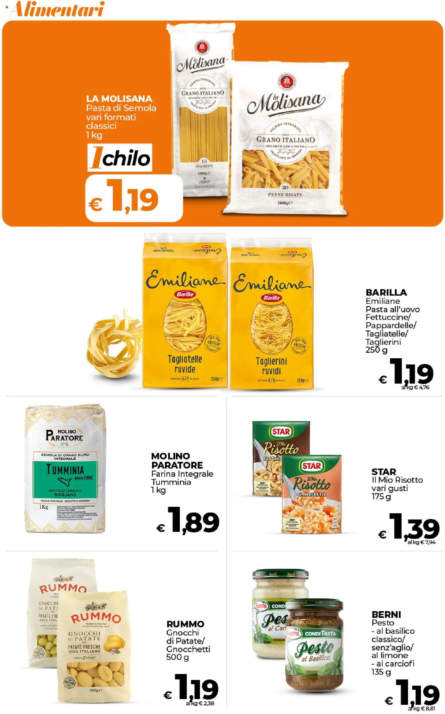 Volantino Ipercoop del 17.01.2026 | Pagina: 27 | Prodotti: Patate, Gnocchi, Penne, Gnocchetti