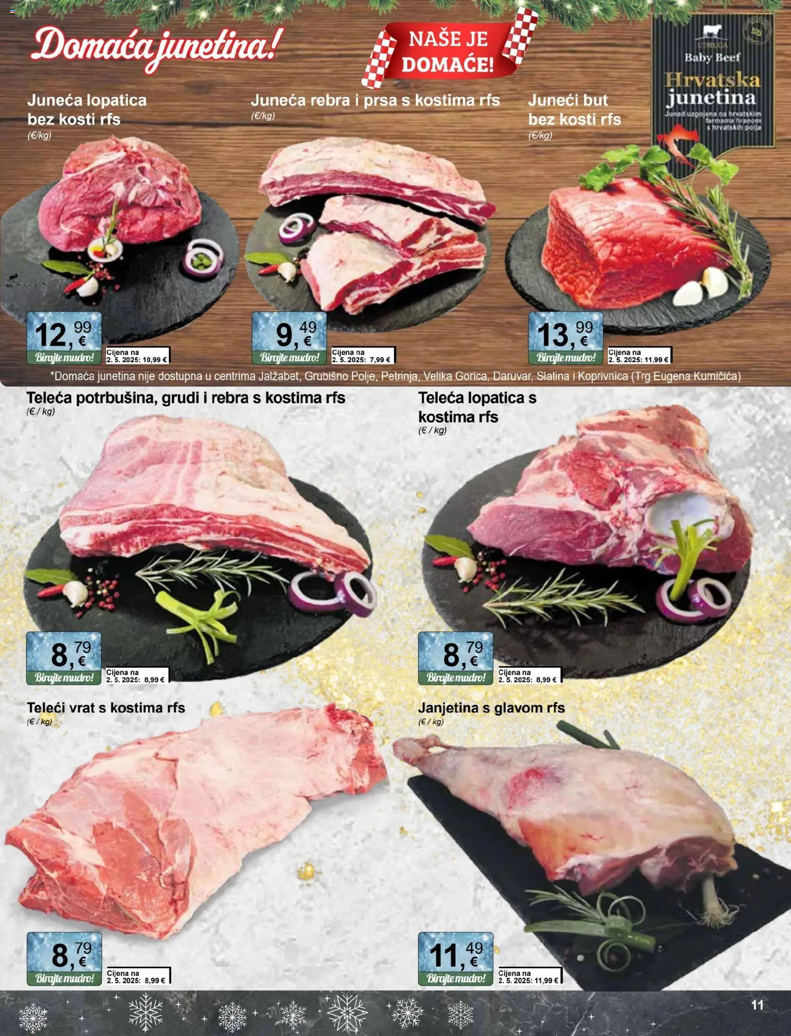 KTC katalog | vrijedi od 17.12.2025 | Stranica: 11 | Proizvodi: Janjetina, Juneći but, Junetina, Lopatica