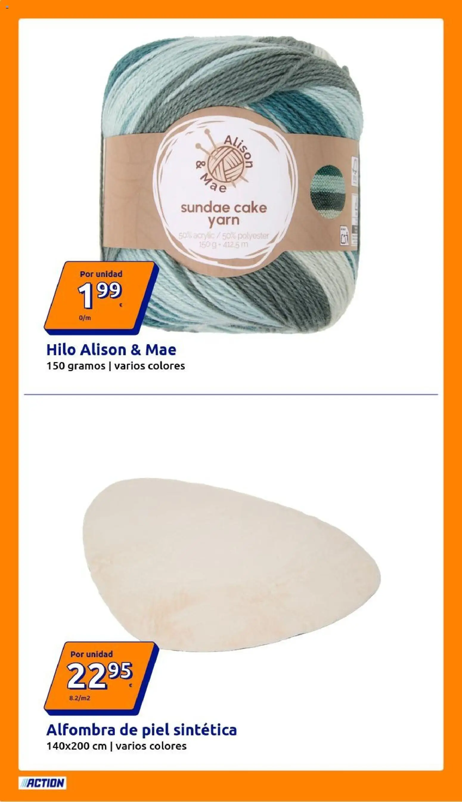 Action folleto │ válido desde el 01.04.2026 | Página: 8 | Productos: Mac, Alfombra