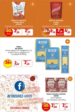 Coccinelle - Prévisualisation de Coccinelle catalogue valide à partir de 22.10.2025 | Page: 25 | Produits: Chocolat, Tomates, Lindt, Pâtes