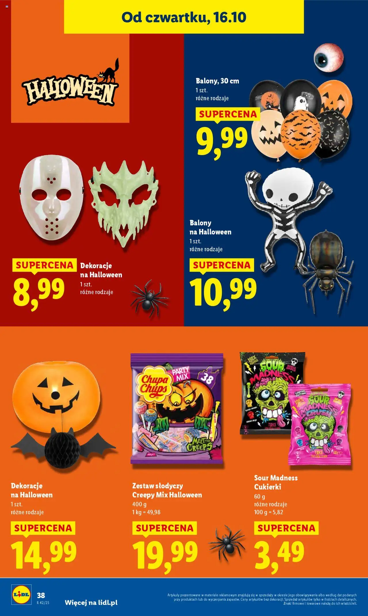 Lidl Gazetka od 16.10.2025 | Strona: 42 | Produkty: Cukierki