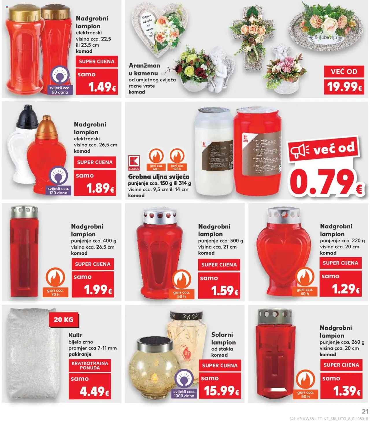 Kaufland katalog | vrijedi od 17.09.2025 | Stranica: 21 | Proizvodi: Lampion