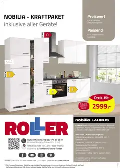 Roller Küchenmagazin ab 31.03.2025 gültig | Seite: 32 | Produkte: Einbauküche, Küche, Kühlgefrierkombination, Uhr