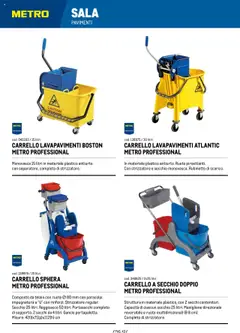 Anteprima del volantino Metro Detergenza Professionale catalogo valido a partire dal 11.09.2025 | Pagina: 43 | Prodotti: Carrello, Secchio
