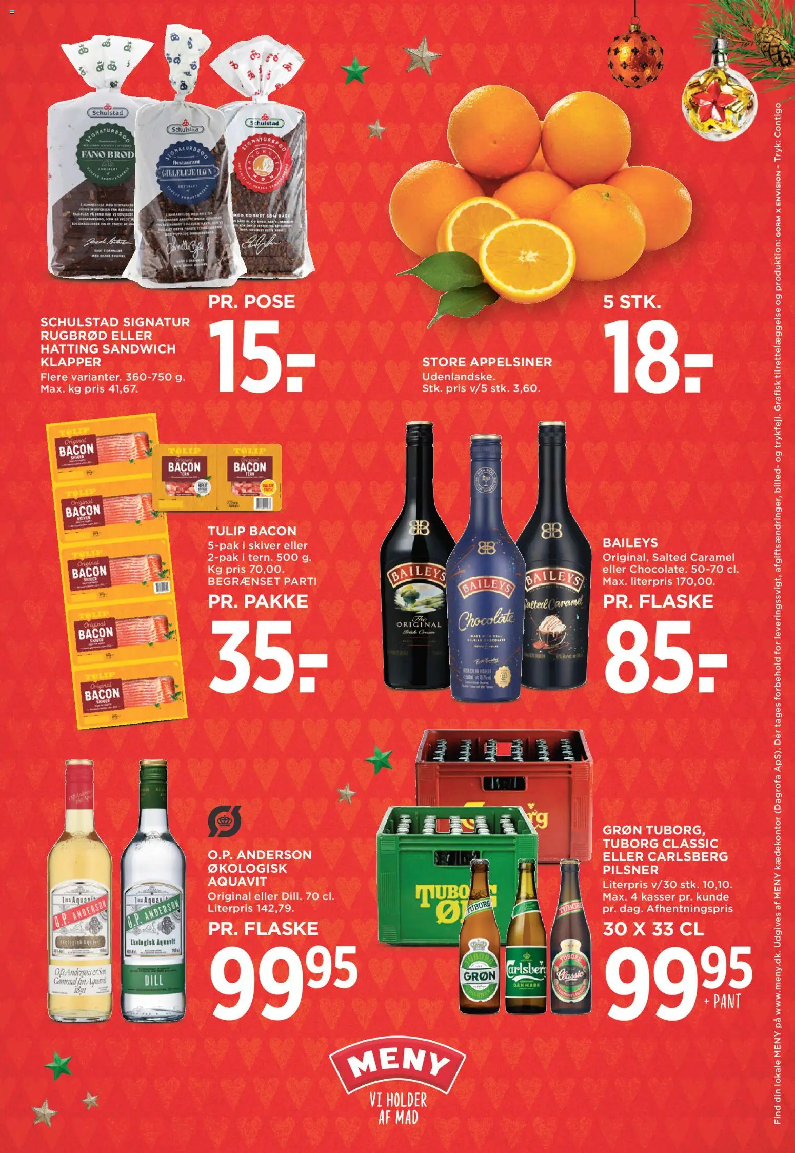 Meny tilbudsavis – gyldig fra 19.12.2025 | Side: 31 | Produkter: Amendoins, Brød, Rugbrød, Bacon