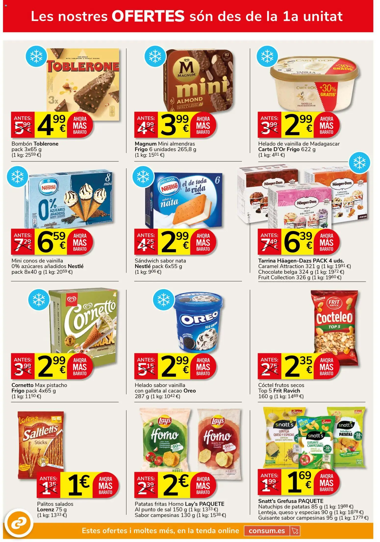 Consum folleto │ válido desde el 23.04.2026 | Página: 10 | Productos: Queso, Frutos secos, Horno, Φρυγανιές σικάλεως