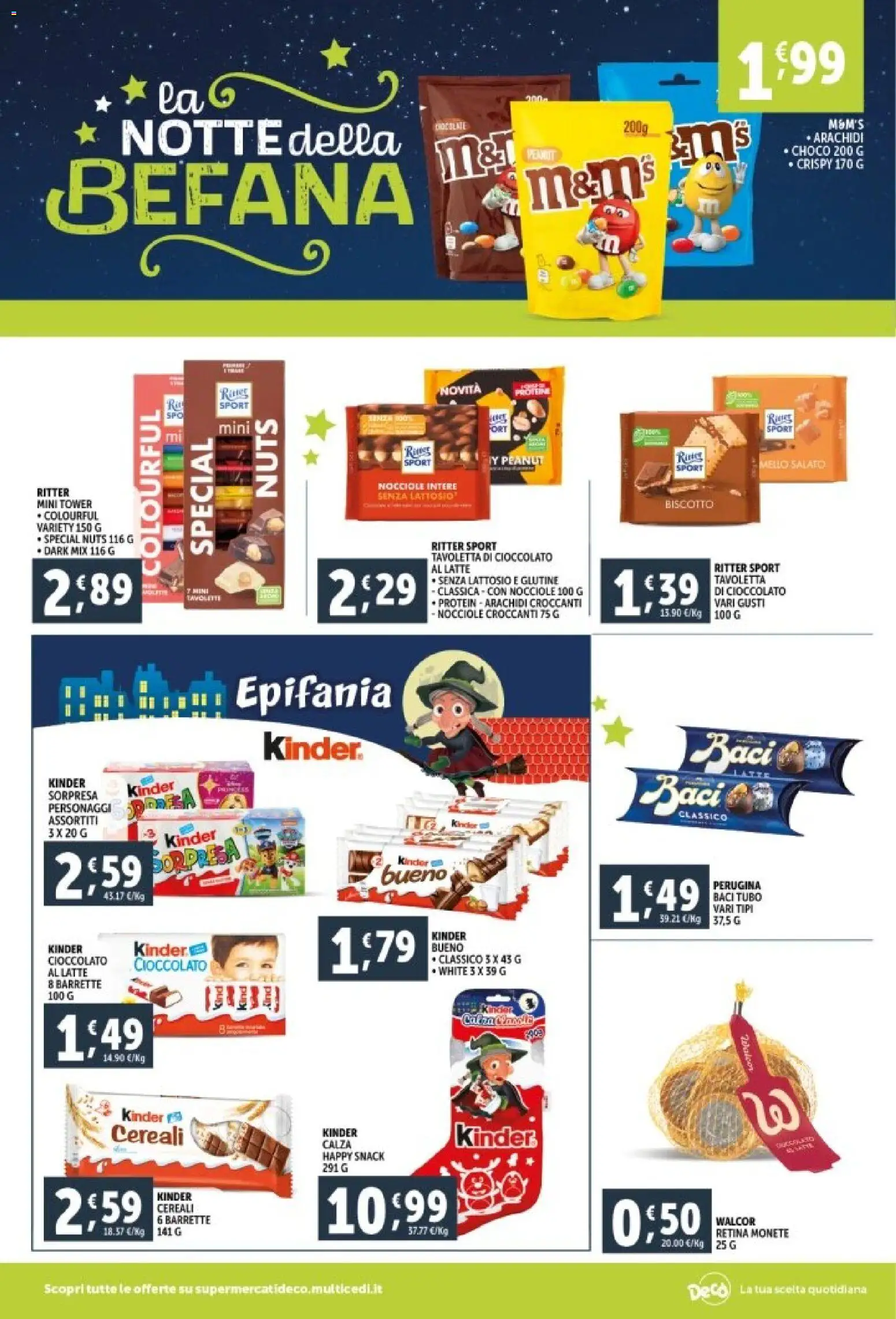 Volantino Decò del 29.12.2025 | Pagina: 14 | Prodotti: Latte, Tubo, Nocciole, Arachidi