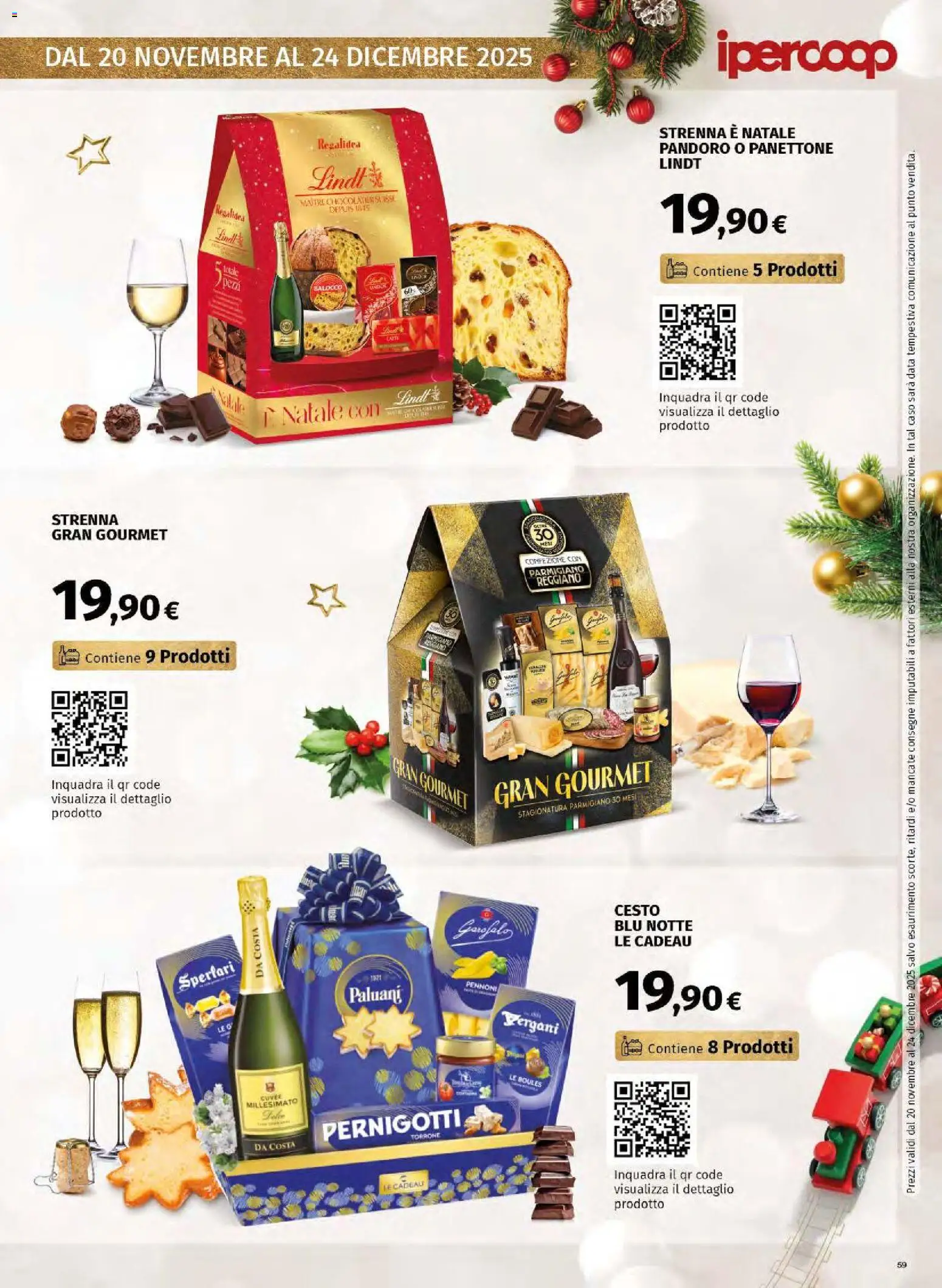 Volantino Ipercoop del 20.11.2025 | Pagina: 59 | Prodotti: Latte, Pandoro, Data, Panettone