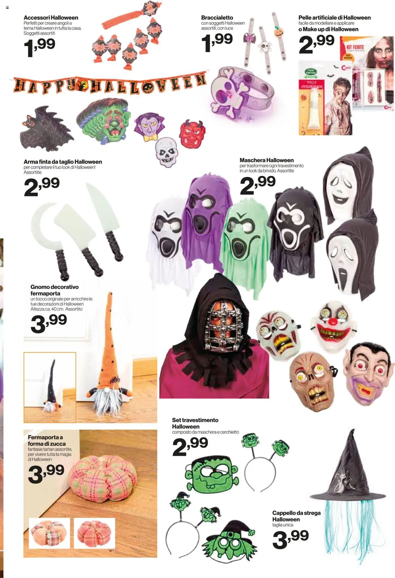 Volantino IN's del 08.10.2025 | Pagina: 9 | Prodotti: Maschera, Zucca, Cappello, Decorazioni