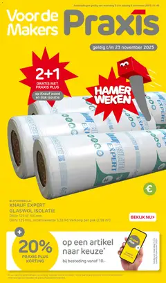 Praxis - Folder - Voorbeeld van een folder van Praxis, geldig van 03.11.2025