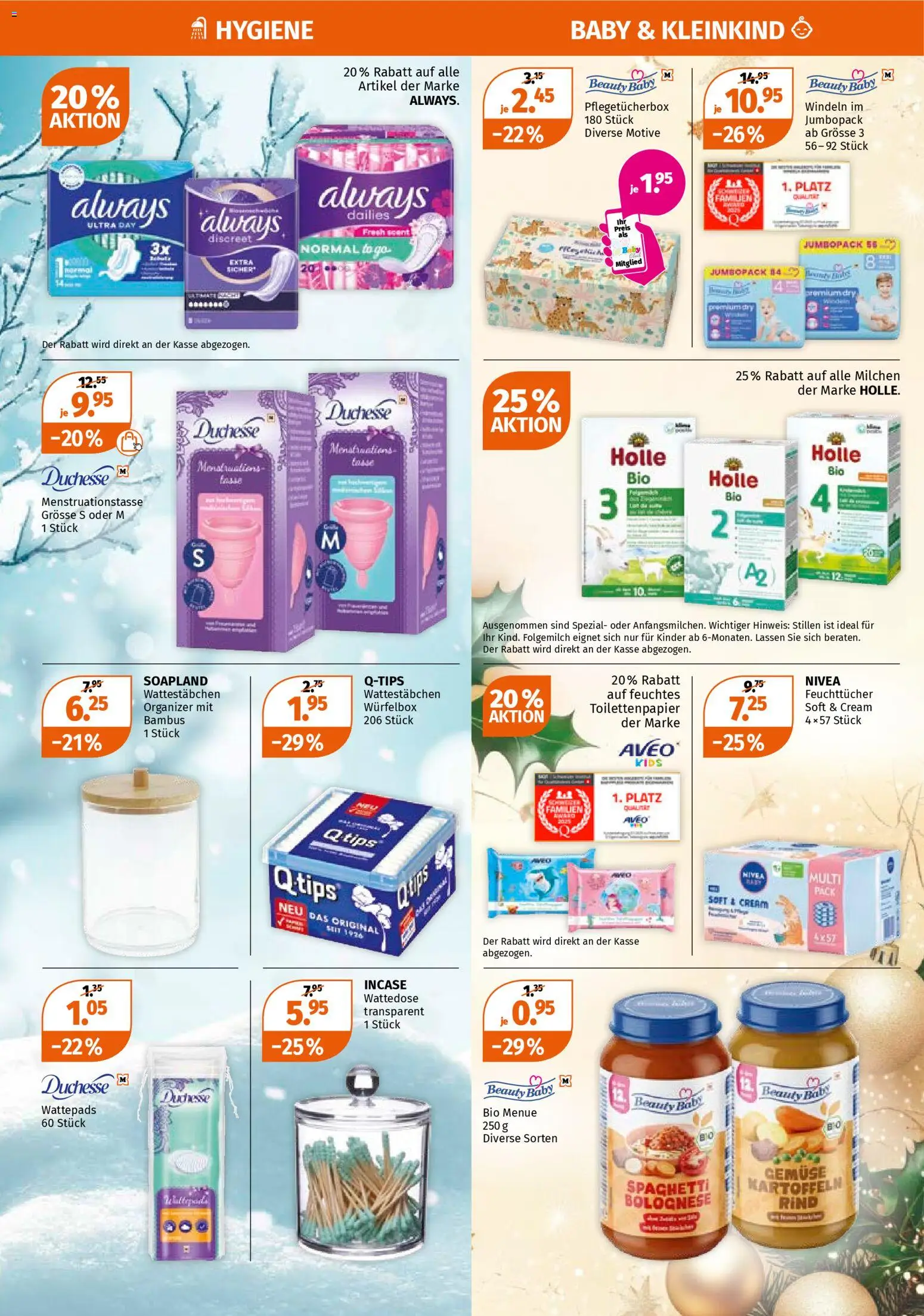 Müller Aktionen – gültig ab 18.12.2025 | Seite: 6 | Produkte: Wattepads, Feuchtes Toilettenpapier, Gemüse, Toilettenpapier