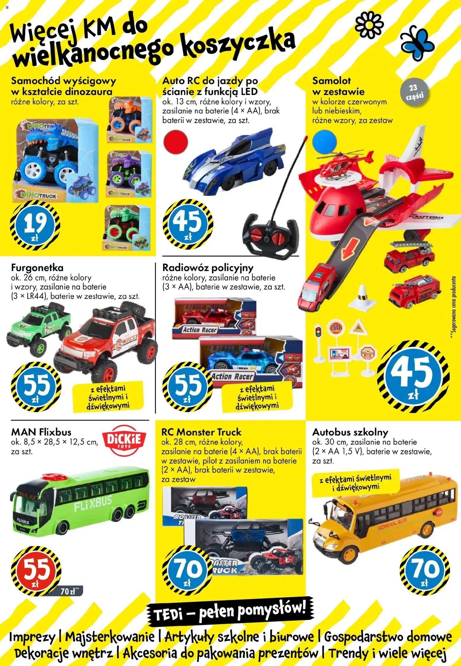 TEDi gazetka od 06.03.2026 | Strona: 16 | Produkty: Baterie, Artykuły szkolne