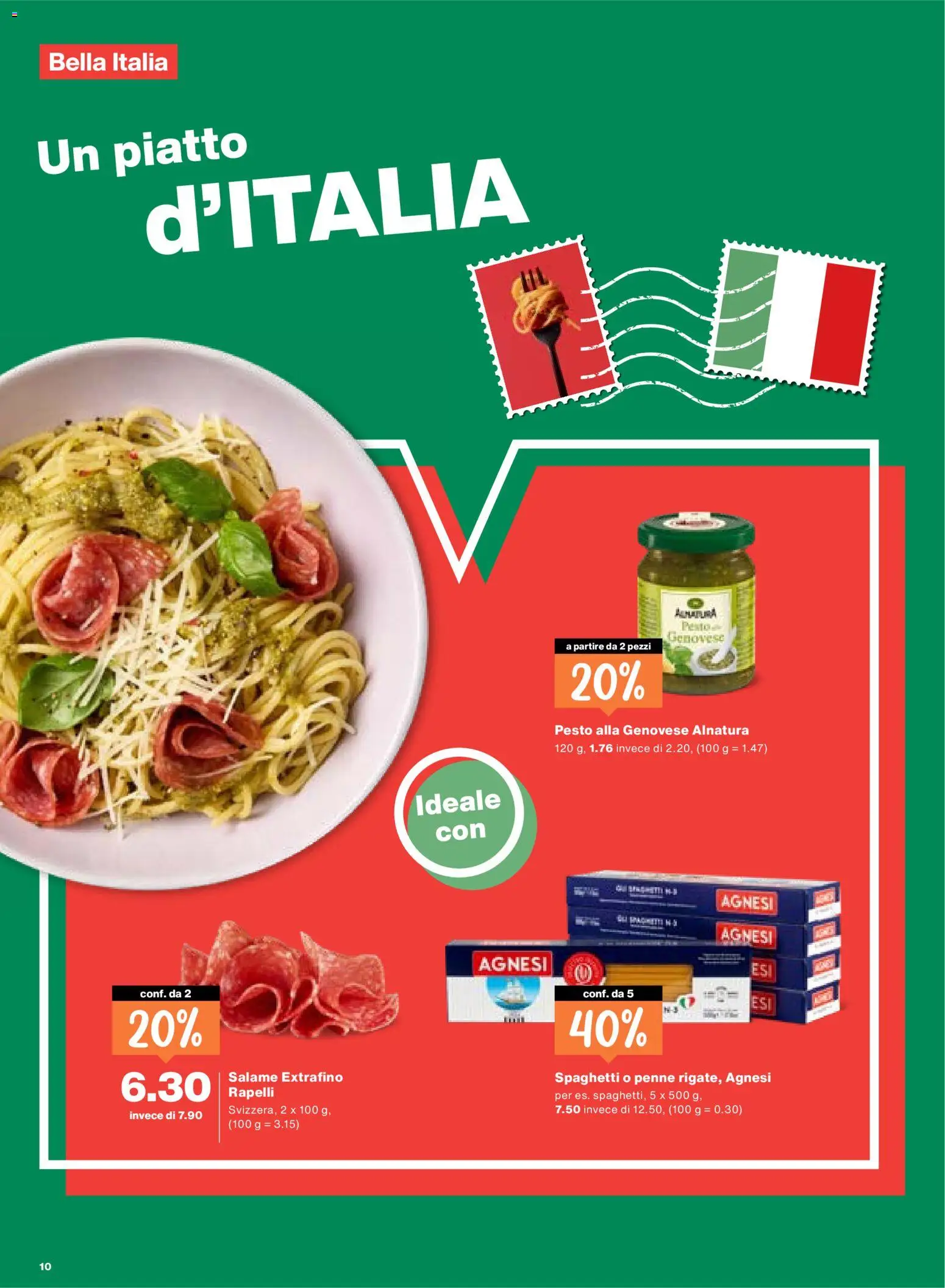 Migros aktionen IT – gültig ab 23.04.2026 | Seite: 10 | Produkte: Salami, Pasta