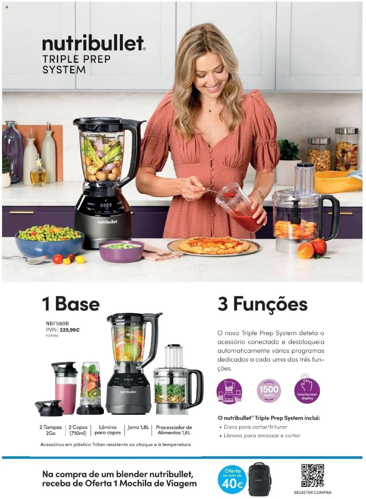 Radio Popular - Folheto Especial Nutribullet │ válido de 04.08.2025 | Página: 2 | Produtos: Mochila, Copos, Base
