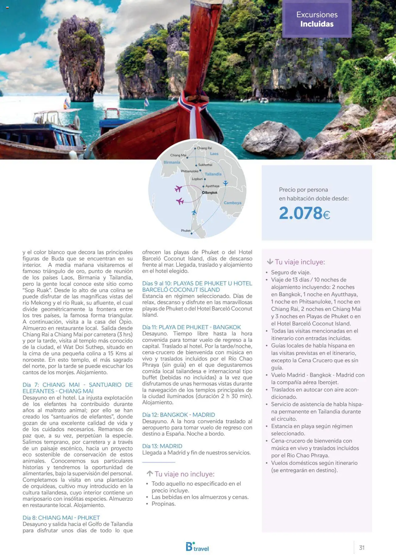 B the travel brand Asia 2025 │ válido desde el 15.11.2024 | Página: 31 | Productos: Navegación