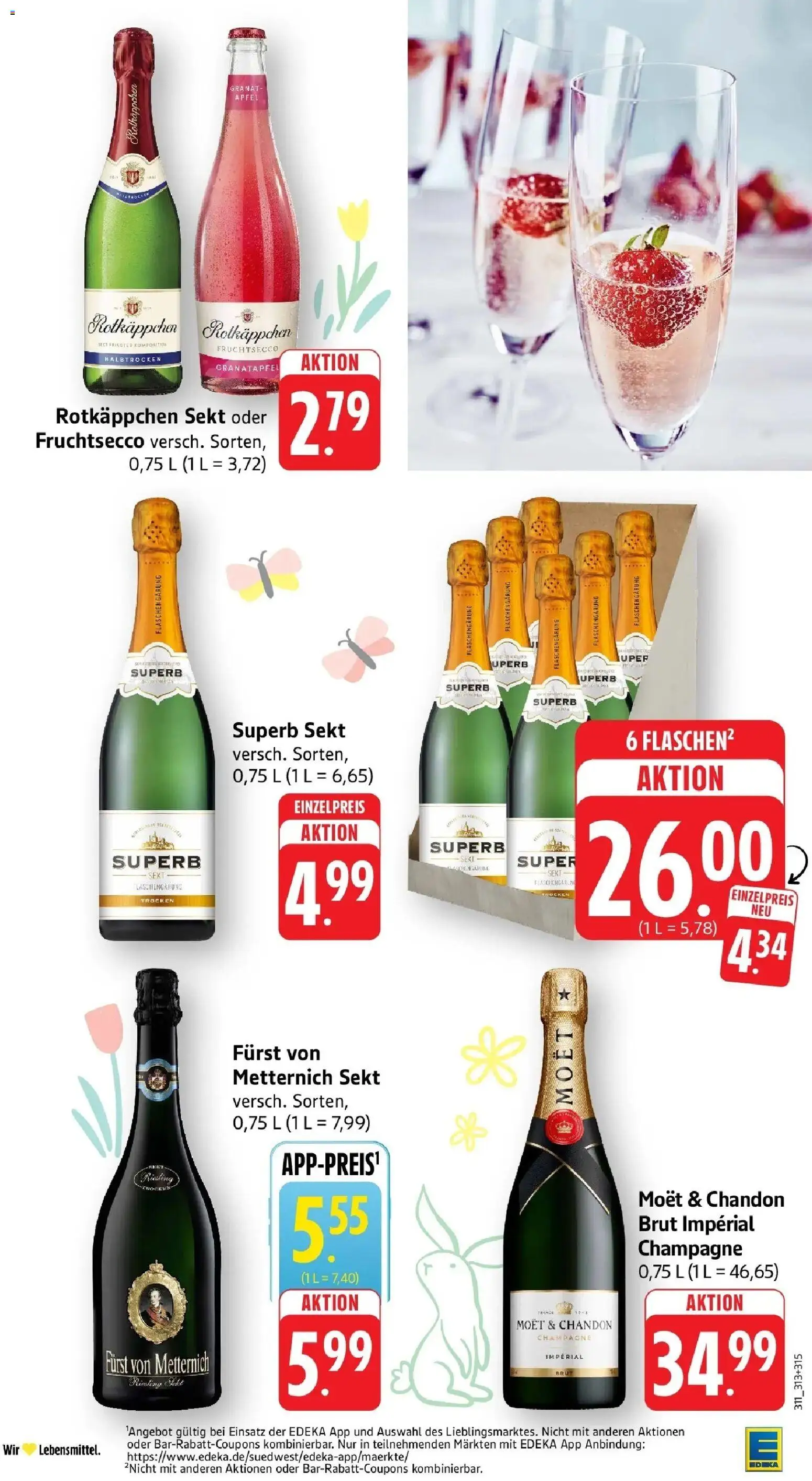 Edeka prospekt Überlingen	 – gültig ab 23.03.2026 | Seite: 37 | Produkte: Rotkappchen sekt, Granatapfel, Sekt, Äpfel