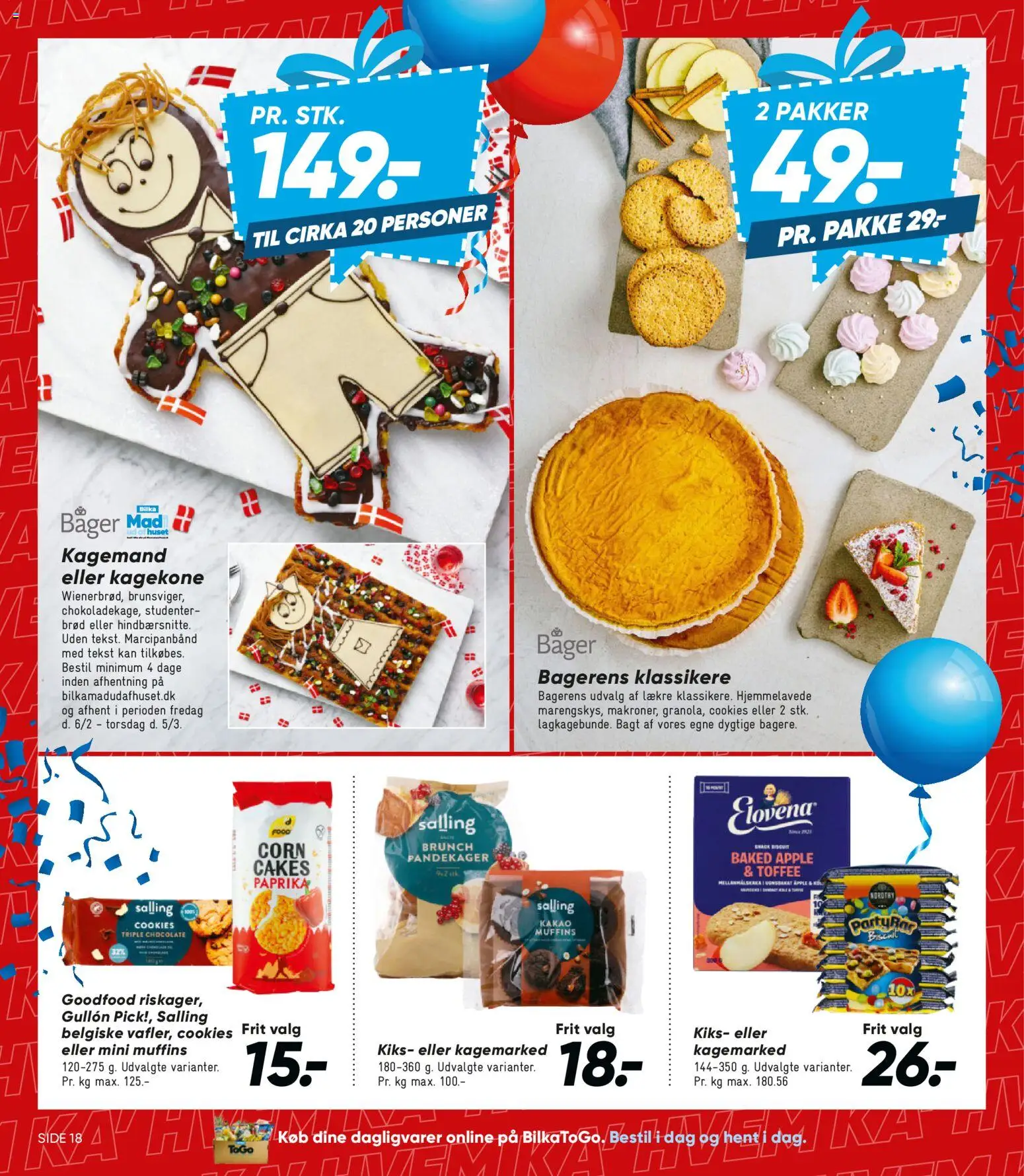 Bilka tilbudsavis – gyldig fra 20.02.2026 | Side: 24 | Produkter: Brød, Cookies, Kakao, Paprika