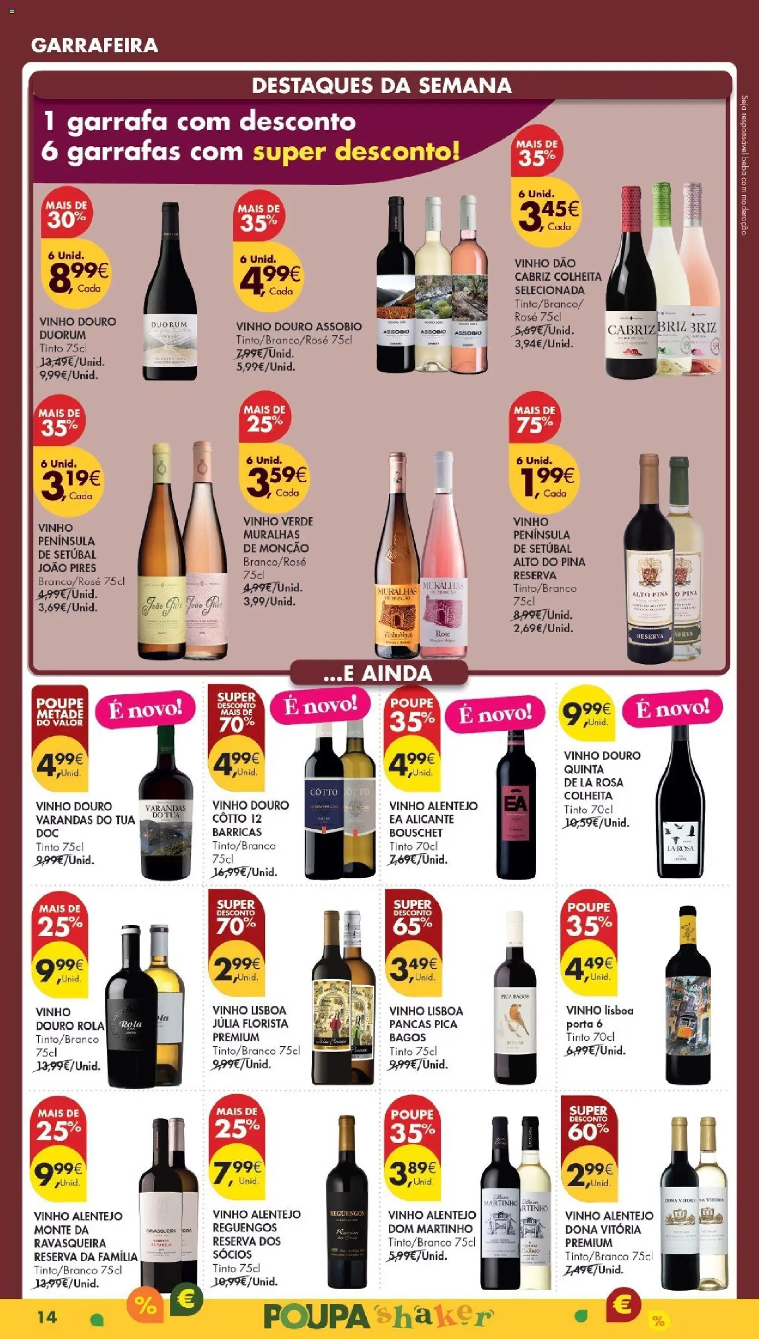 Pingo Doce Poupe Esta Semana Madeira │ válido de 17.02.2026 | Página: 14 | Produtos: Porta, Vinho