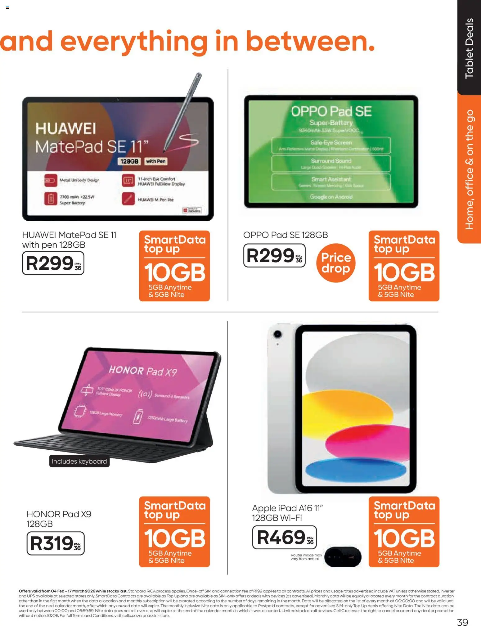 New Cell C catalogue – valid from 04.02.2026 | Page: 41
