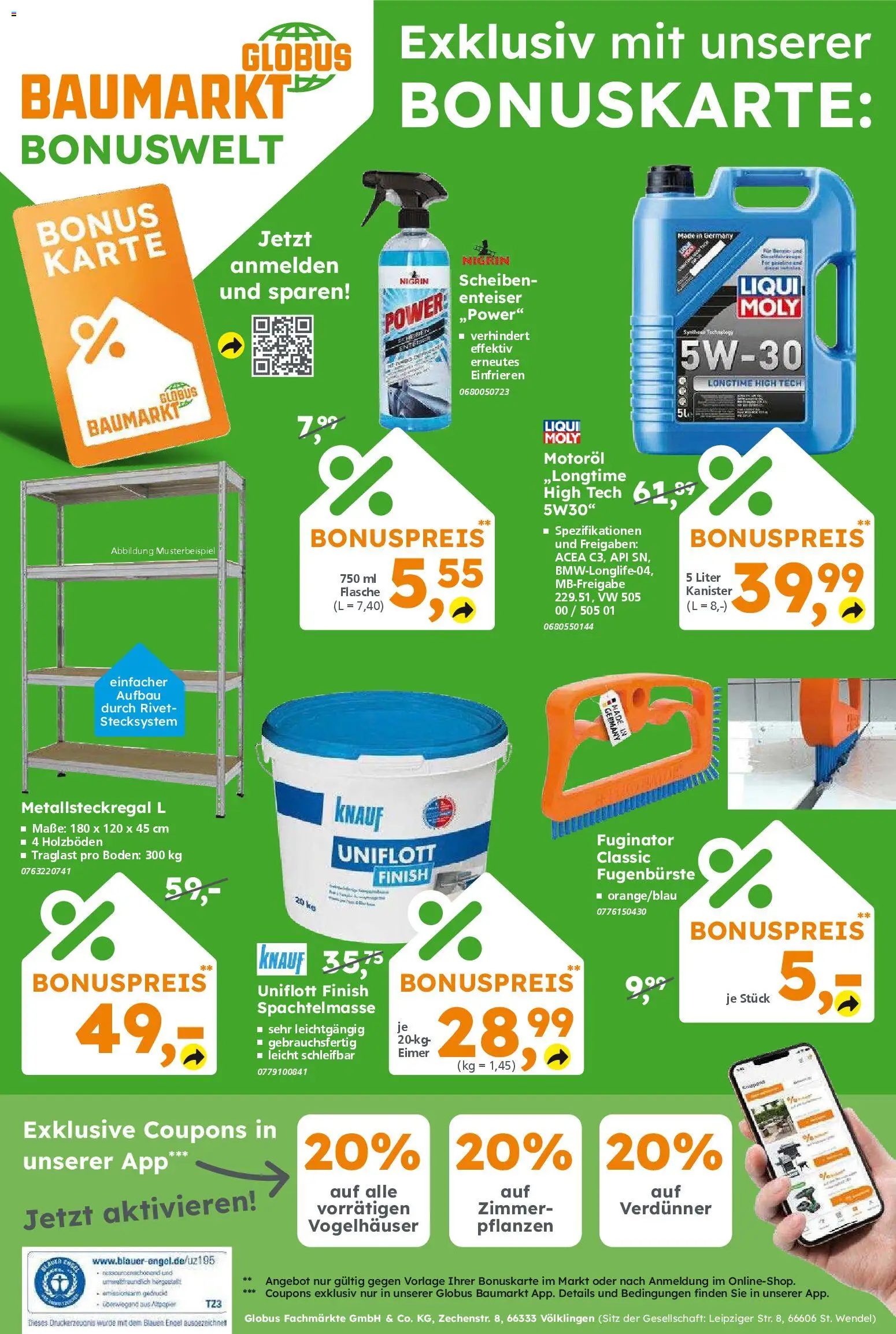 Globus Baumarkt Prospekt 	 – gültig ab 19.01.2026 | Seite: 12