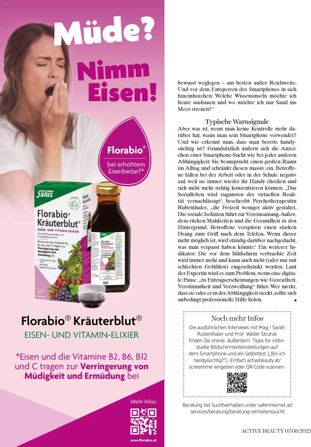dm drogerie markt Active Beauty Magazin 07-08/2025 gültig ab 03.07.2025 | Seite: 46 | Produkte: Smartphone
