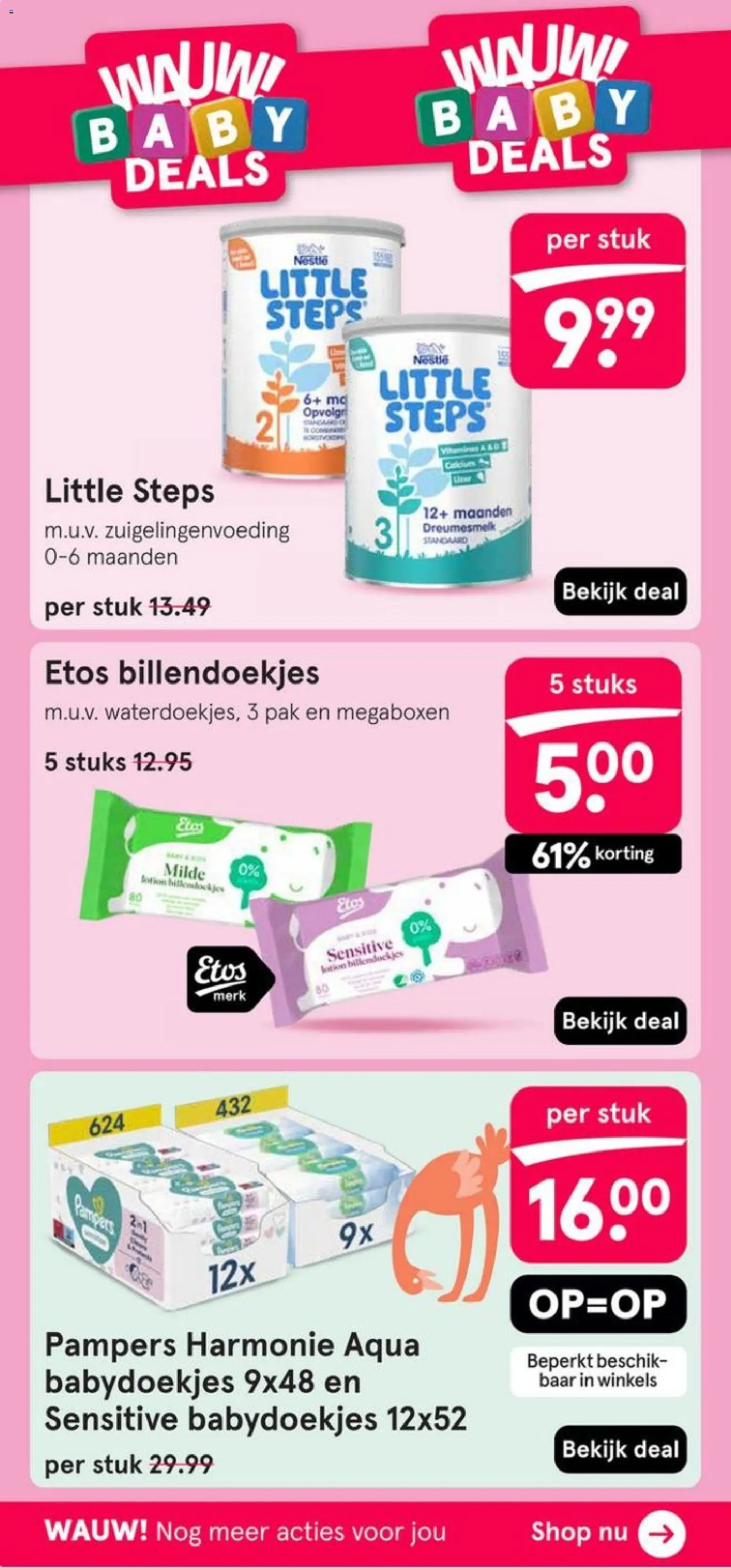 {H1} | Pagina: 20 | Producten: Pampers, Babydoekjes