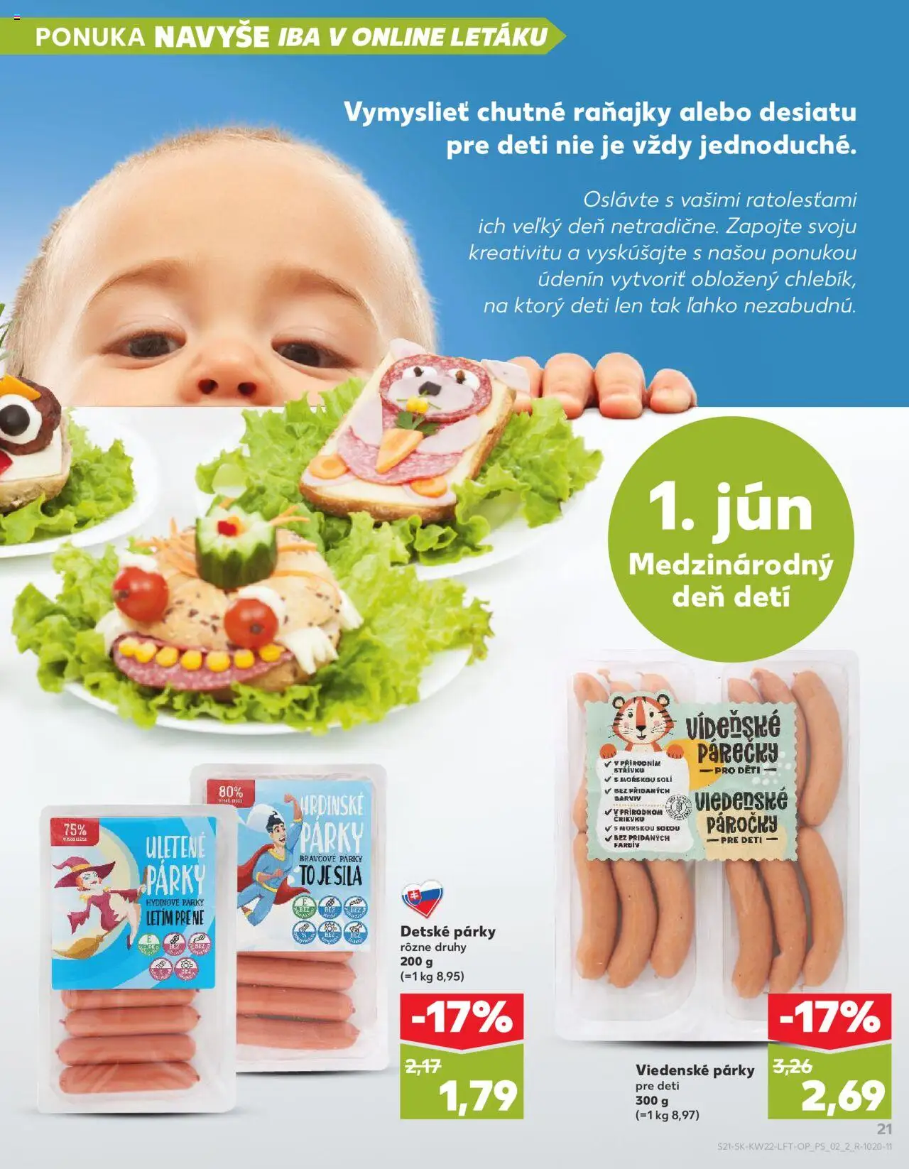 Nové Kaufland akcie – leták je platný od 29.05.2025 | Strana: 21 | Produkty: Párky