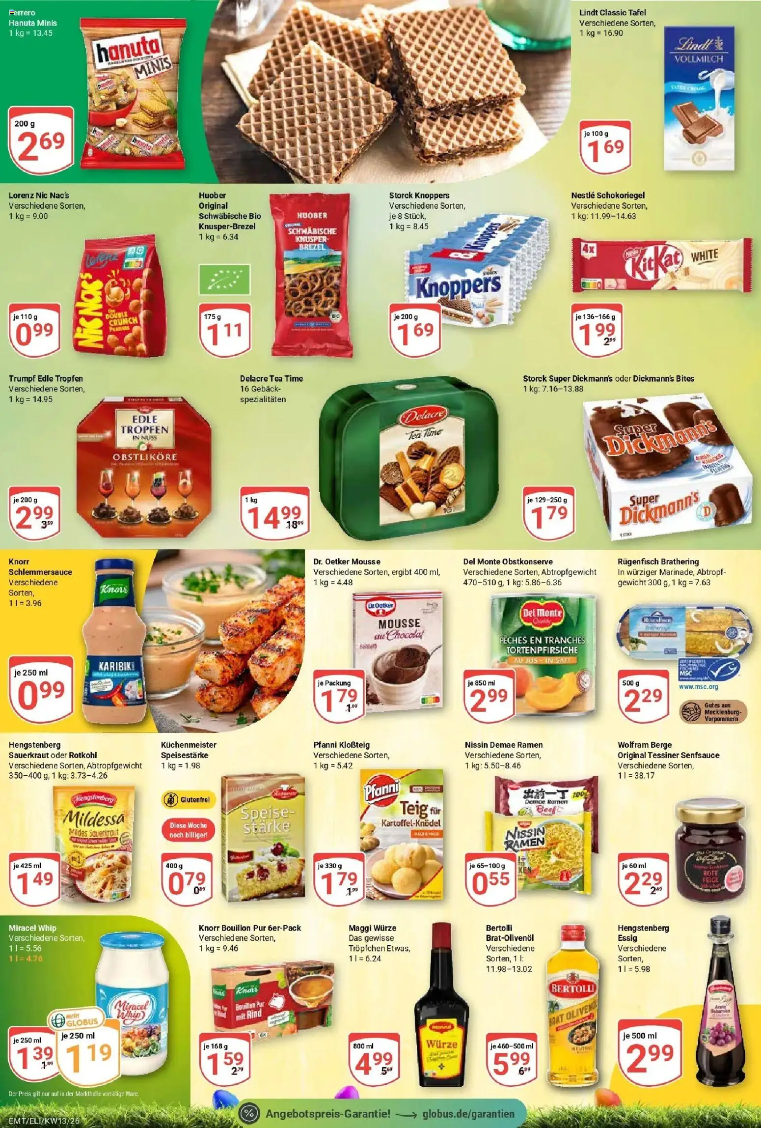 Globus prospekt Mittelhausen	 – gültig ab 23.03.2026 | Seite: 15 | Produkte: Gewicht, Rotkohl, Essig, Knoppers