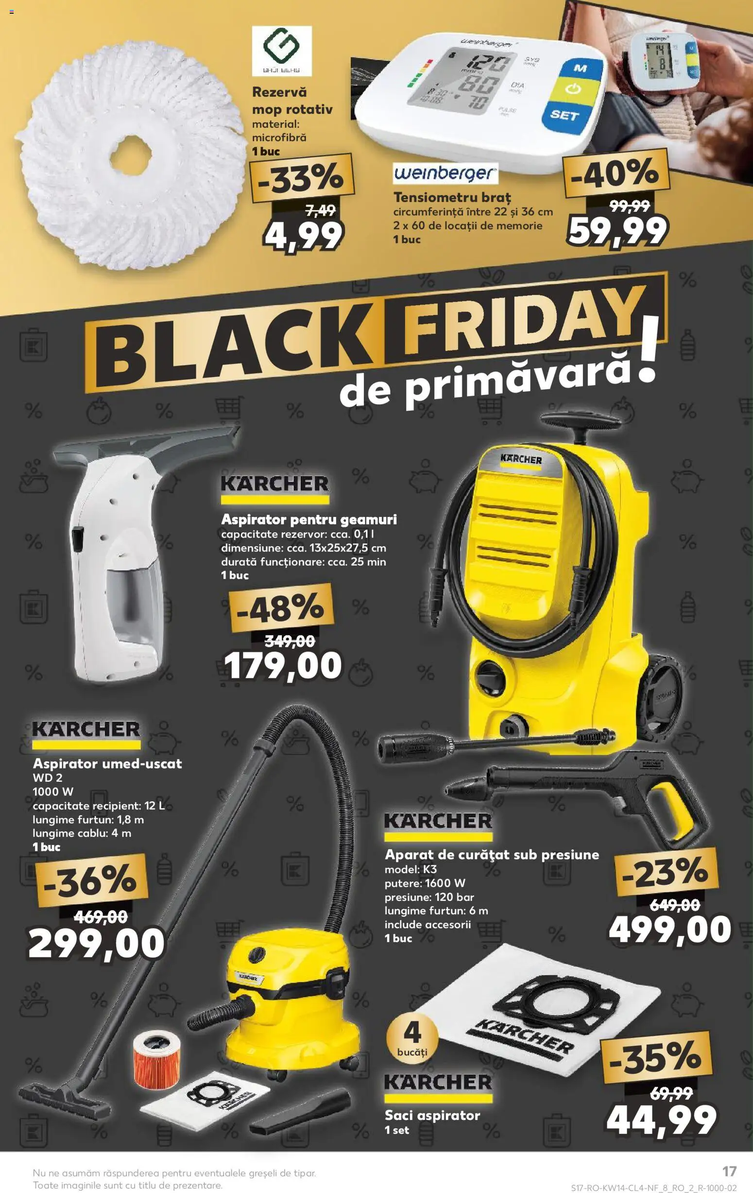 Noul catalog Kaufland – valabil de la 01.04.2026 | Pagină: 17 | Produse: Memorie, Monitor, Cablu, Aspirator