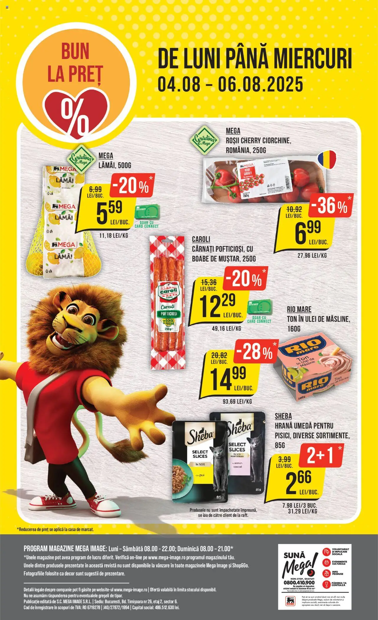 Catalog Mega Image – valabil de la 31.07.2025 | Pagină: 24 | Produse: Măsline, Ulei, Muștar, Cârnați