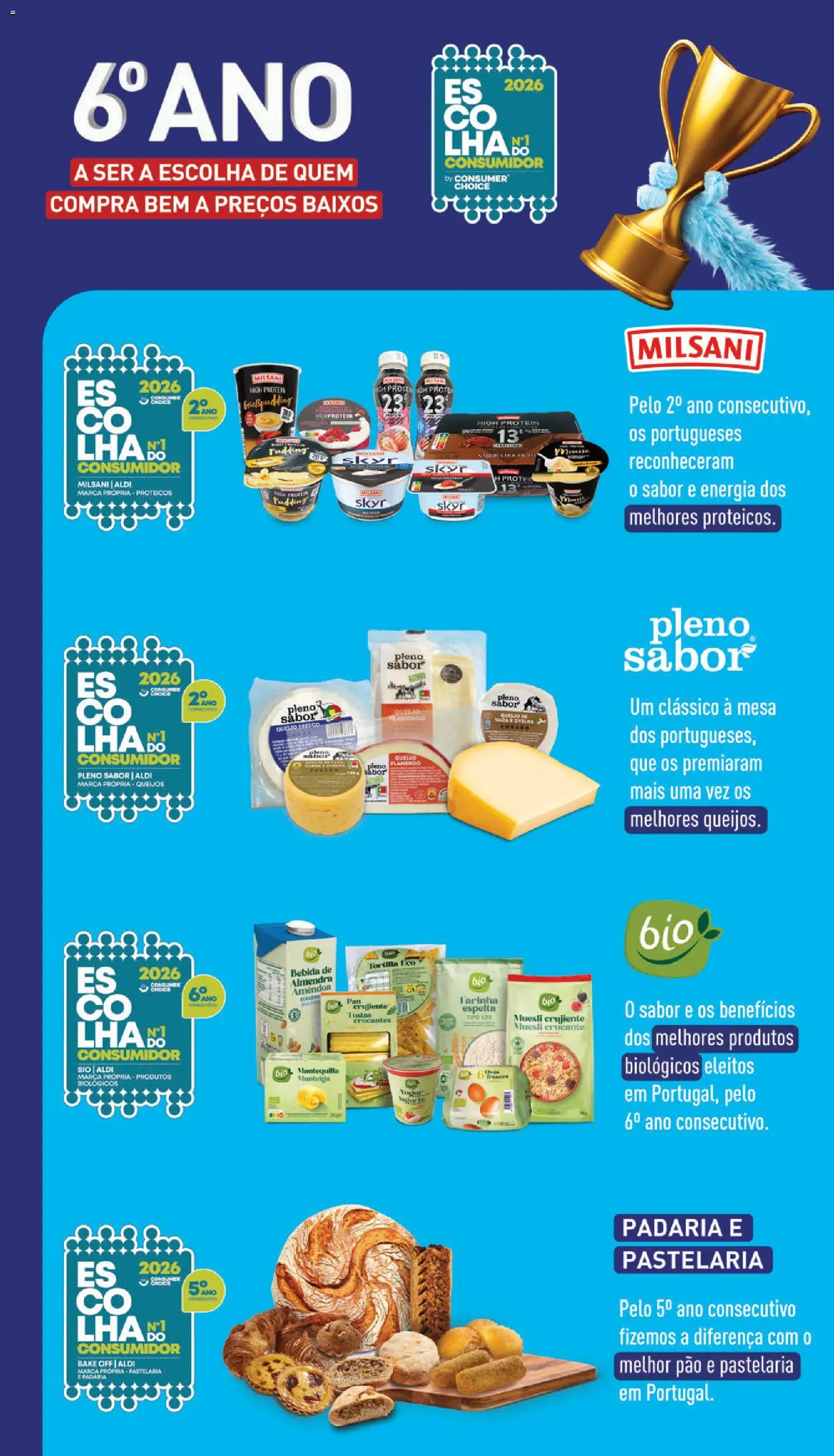 Aldi folheto │ válido de 09.02.2026 | Página: 13 | Produtos: Padaria, Mesa, Pão, Bebida