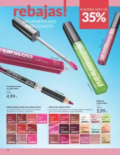 Catálogo AVON campaña 7 │ válido desde el 01.07.2025 | Página: 18 | Productos: Brillo de labios, Aceite, Aceite de jojoba
