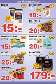 Nya Pulsen reklamblad aktuell från 14.07.2025 | Sida: 12 | Produkter: Tomatpure, Äpple, Mjukost, Apelsin