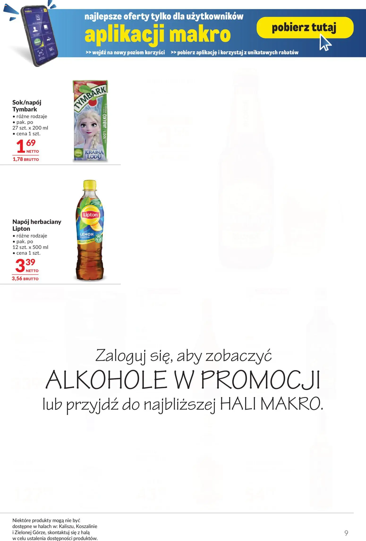 Makro Gazetka - Oferta dla gastronomii od 12.11.2025 | Strona: 9 | Produkty: Ice Tea