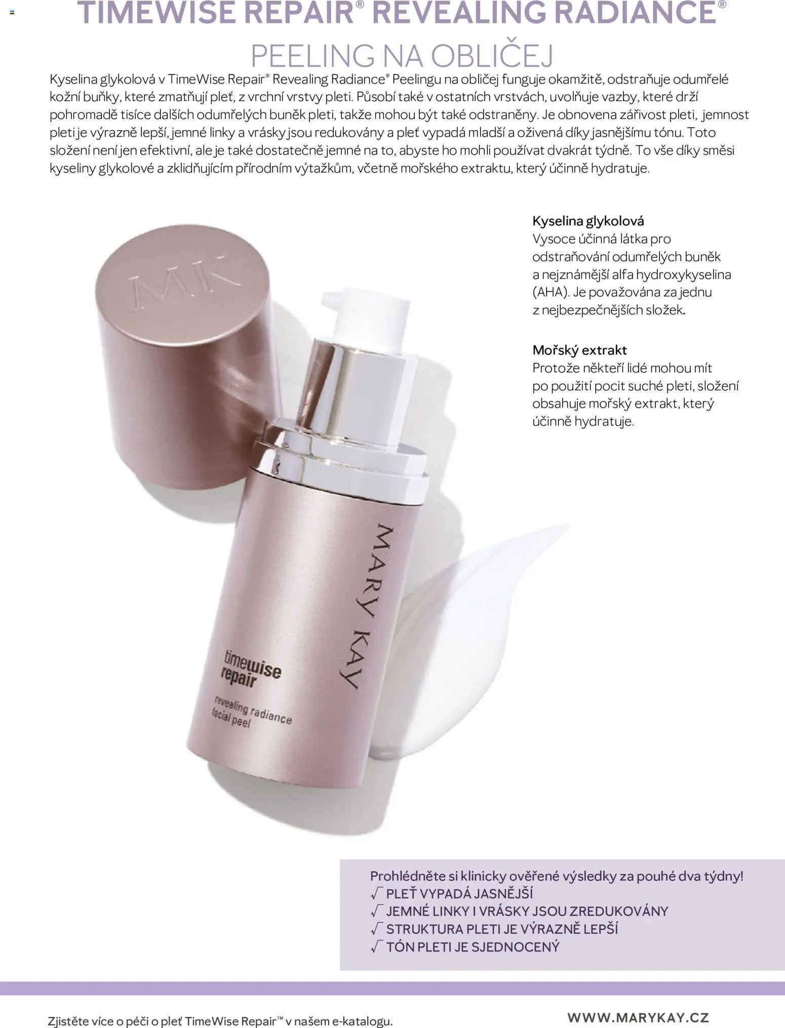 Mary Kay katalog - Průvodce péčí o pleť od 16.04.2026 | Strana: 35 | Produkty: Peeling