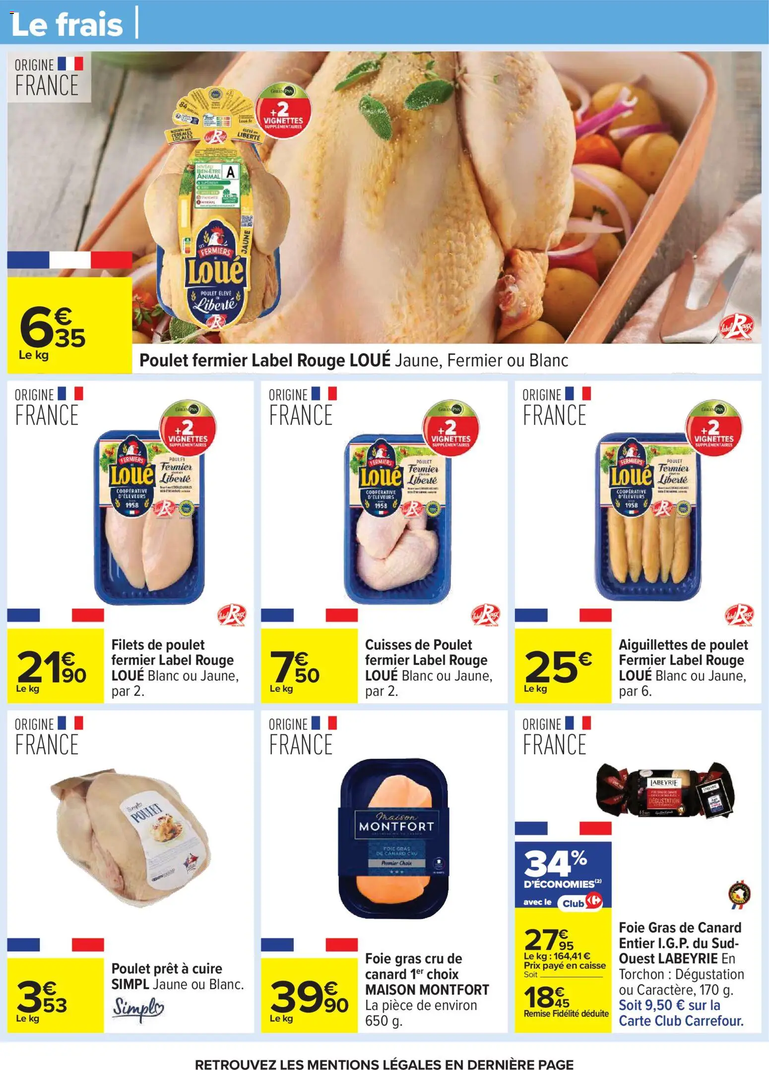 {H1} | Page: 32 | Produits: Foie Gras de Canard, Cuisses de poulet, Gras de canard entier, Foie gras cru