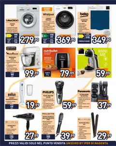 Anteprima del volantino Ipertriscount Magenta catalogo valido a partire dal 14.11.2025 | Pagina: 6 | Prodotti: Spazzola, Regolabarba, Lavatrice, Piastra per capelli