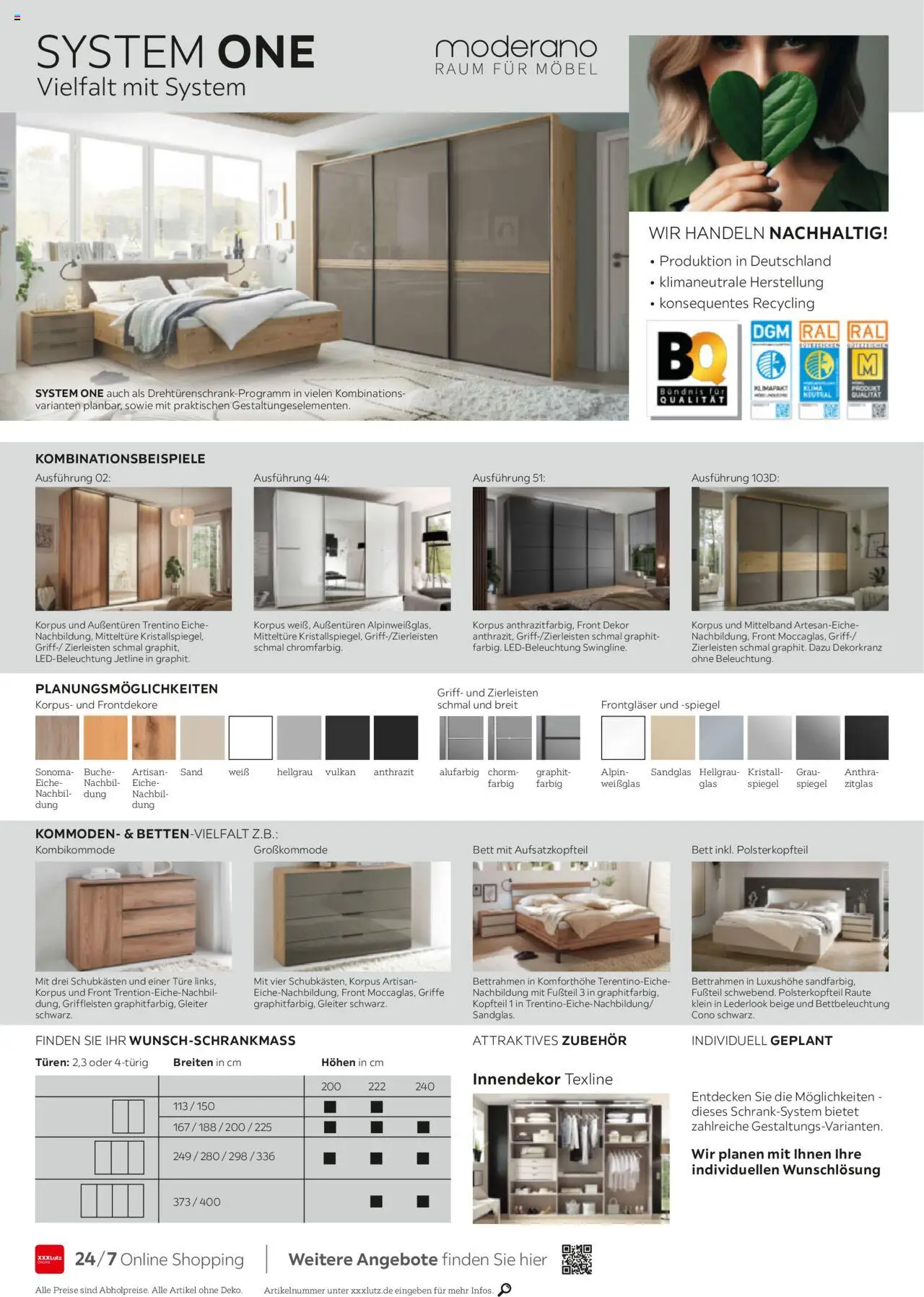 XXXL Lutz Schlafen Spezial - gültig ab dem 28.07.2025 | Seite: 16 | Produkte: Bett, Spiegel