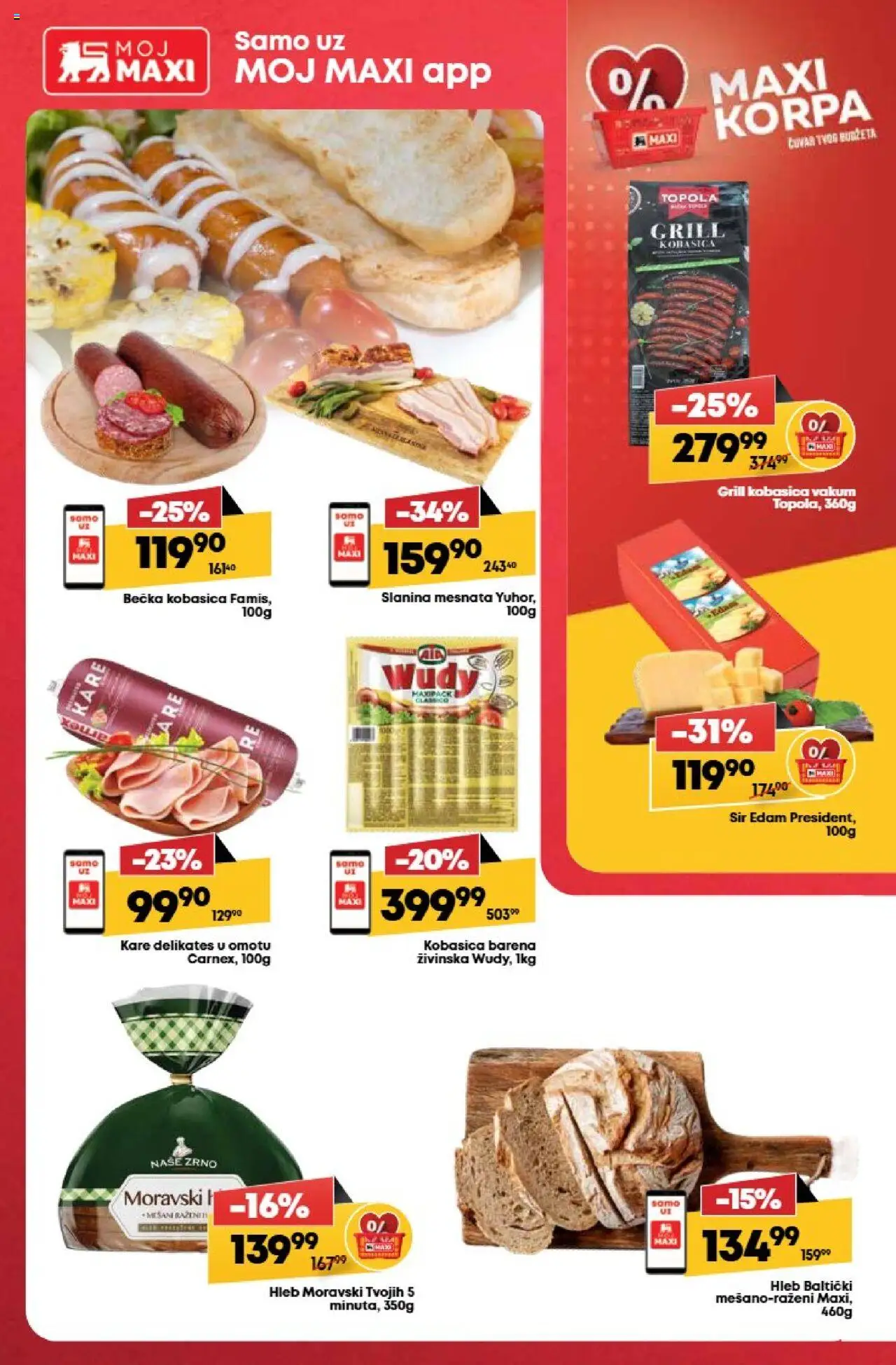 Tempo katalog - važi od 07.08.2025 | Strana: 14 | Proizvode: Korpa, Sir, Hleb, Slanina