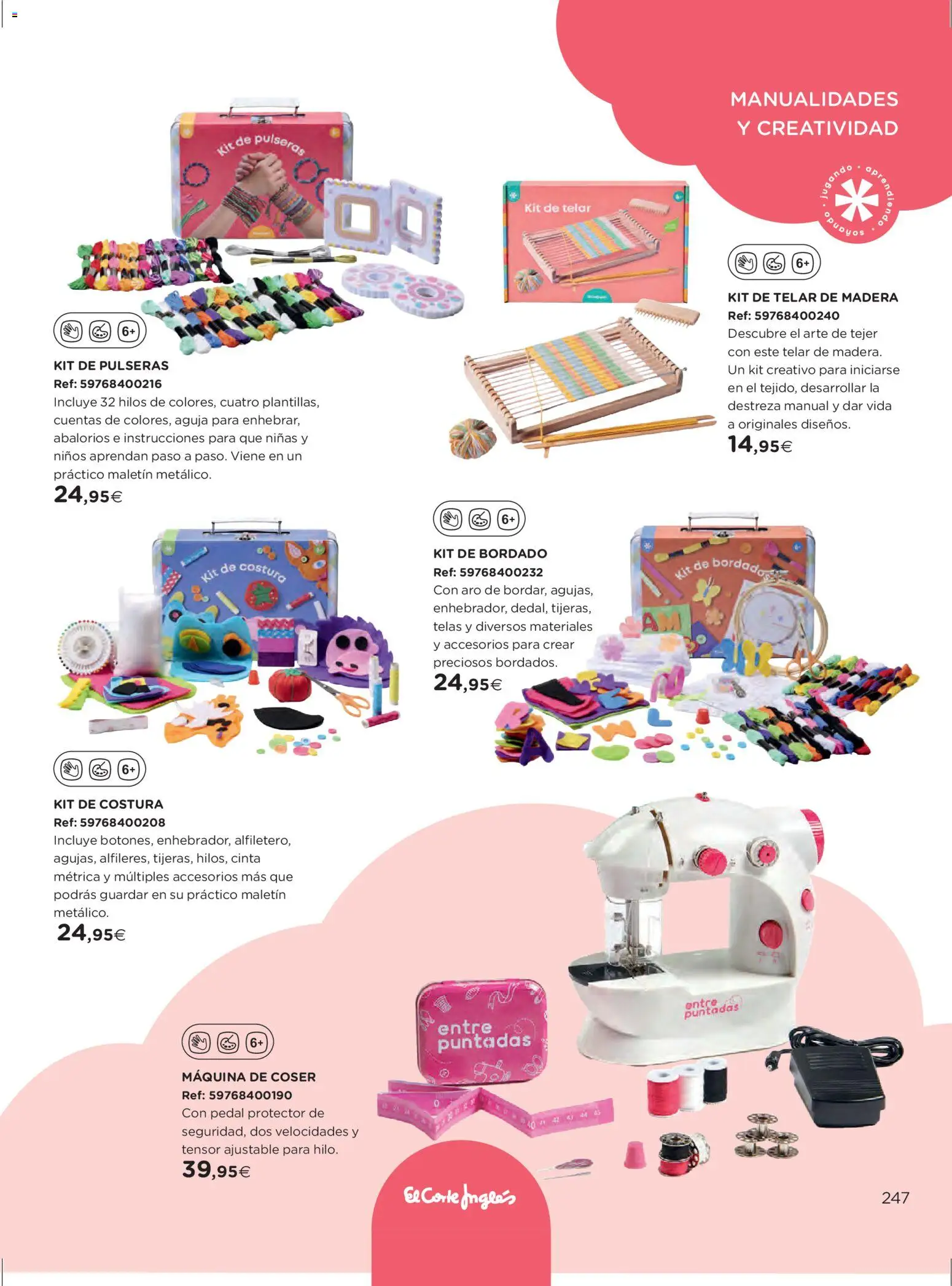 El Corte Inglés ofertas │ válido desde el 27.10.2025 | Página: 247 | Productos: Máquina de coser