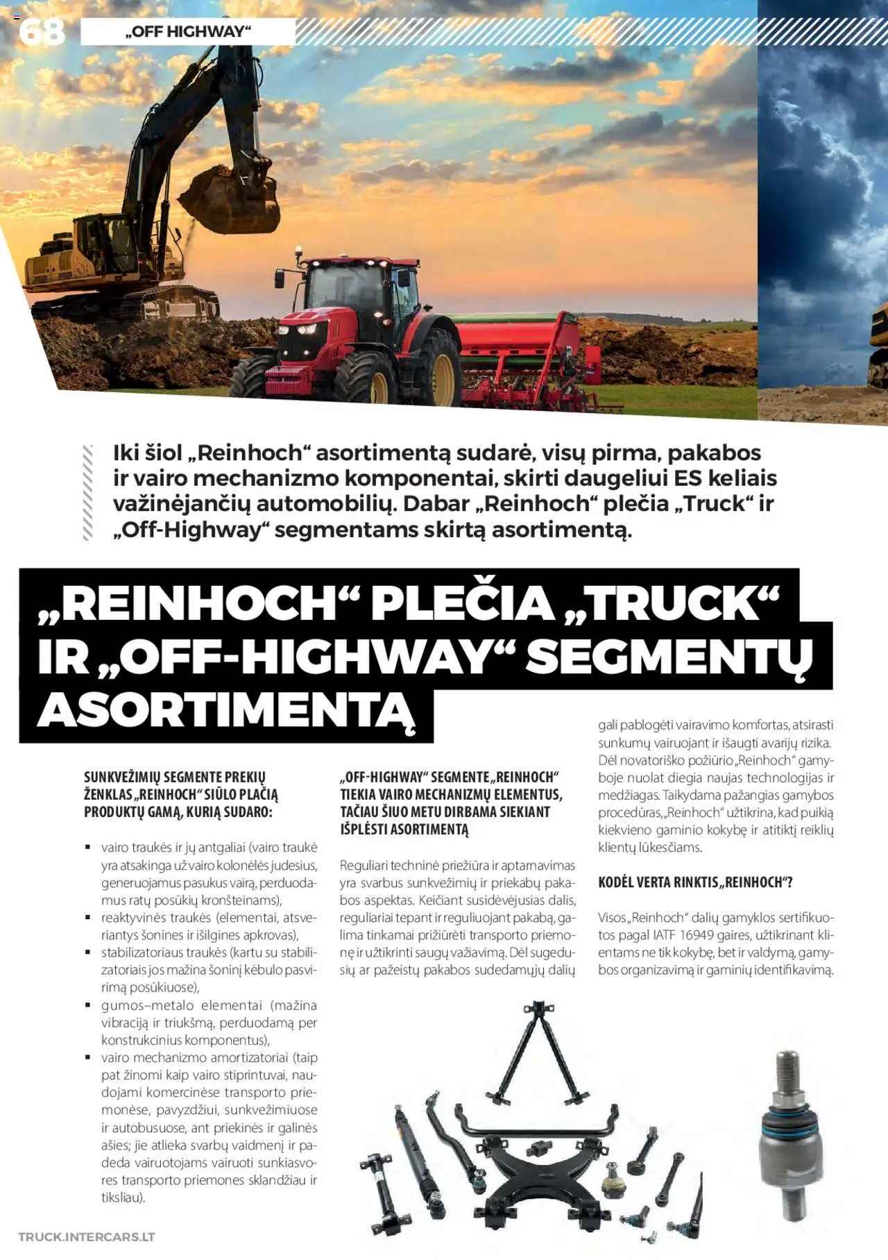 Inter Cars leidinys - InterTRUCK Nr. 23│galioja nuo 12.04.2025 | Puslapis: 70